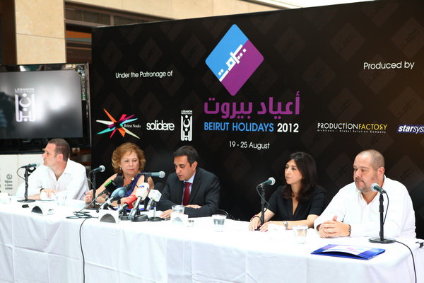 Beirut Holidays 2012 Press conference